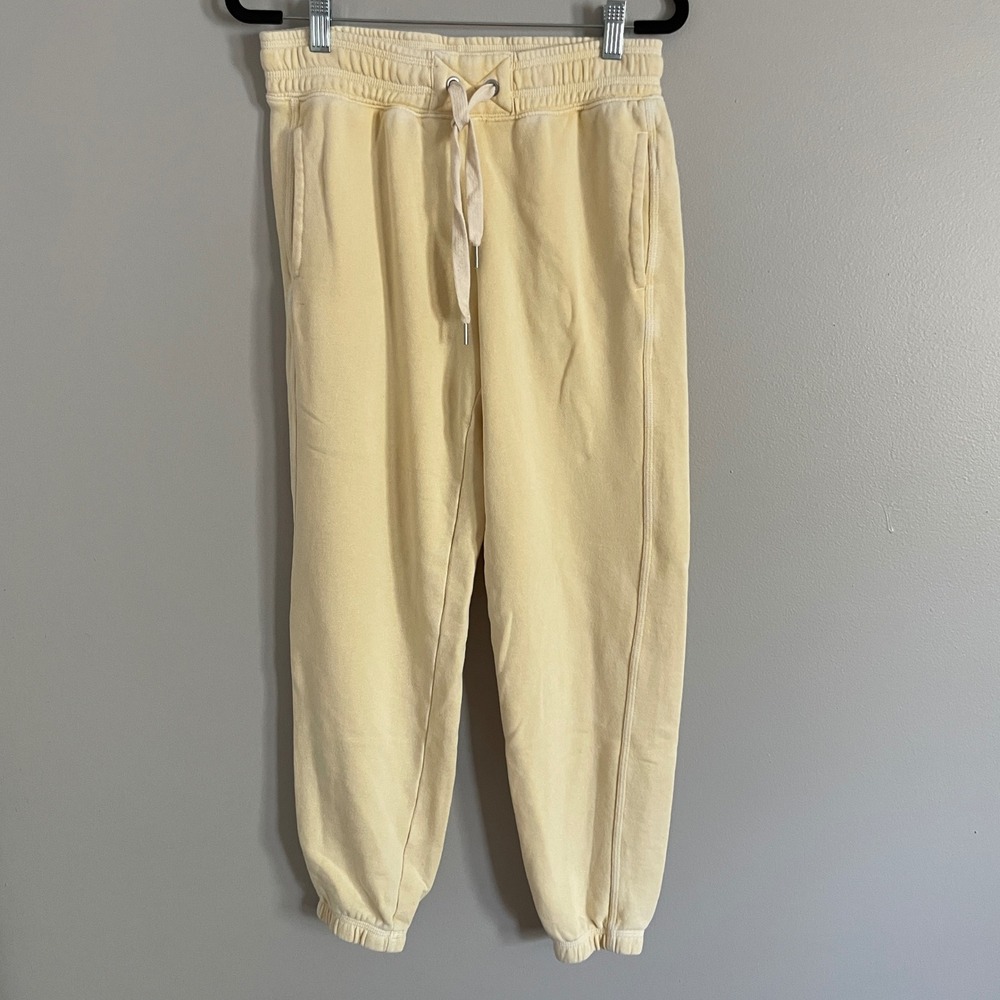 aerie Soft Cream Drawstring Joggers